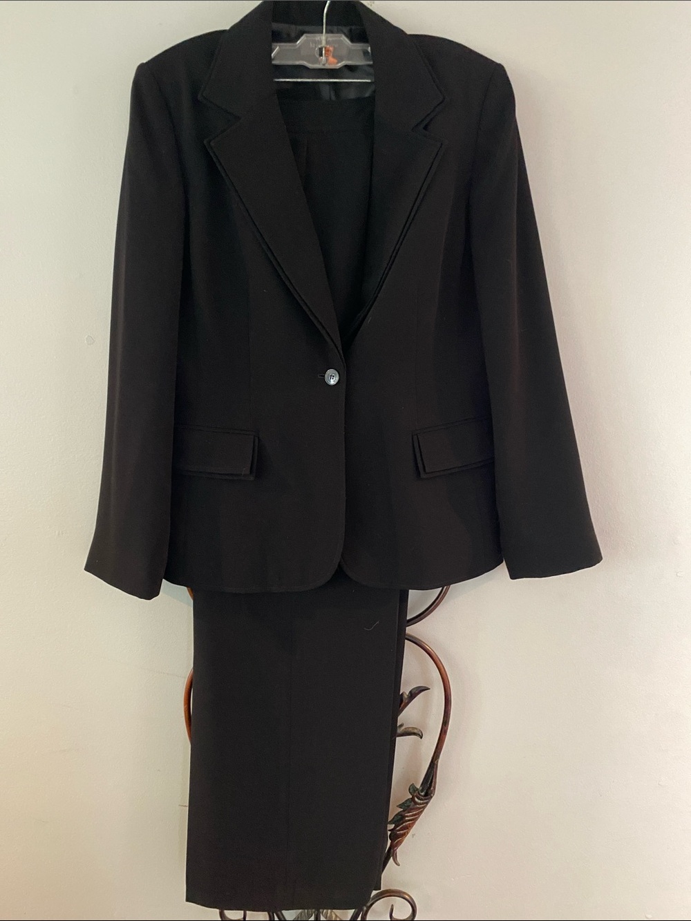 Liz Claiborne Black Suit Jacket with Matching Pants